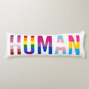 HUMAN LGBT Flag Gay Pride Month Transgender Body Cushion