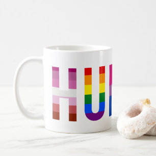 HUMAN LGBT Flag Gay Pride Month Transgender Coffee Mug