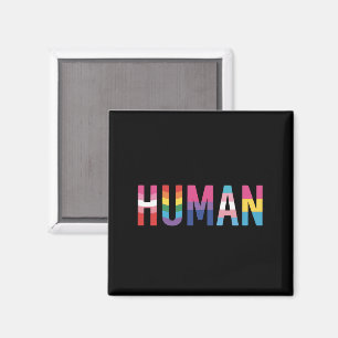 HUMAN LGBT Flag Gay Pride Month Transgender Magnet