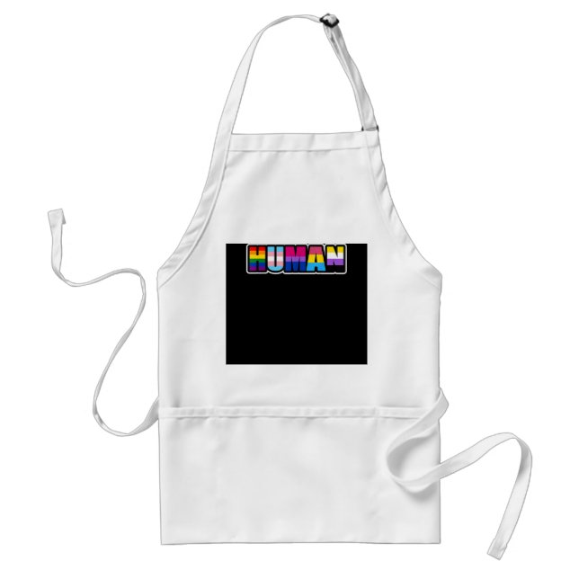 HUMAN LGBT Flag Gay Pride Month Transgender  Standard Apron (Front)