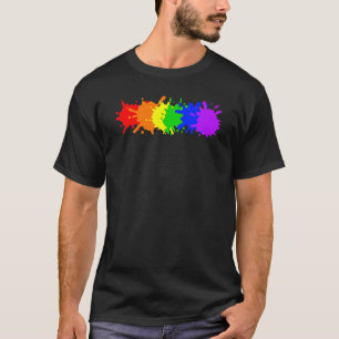 Human LGBT Gay Pride Flag Rainbow Flag T-Shirt