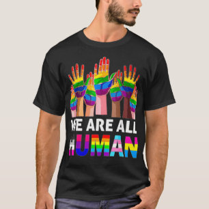 Human LGBT Pride Parade s Plus Size T-Shirt
