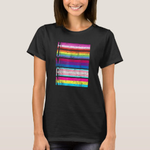 Human Lgbtq Gay Pride Month Rainbow Lesbian Transg T-Shirt