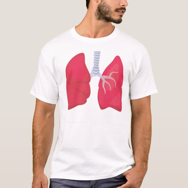 Human Lungs T-Shirt (Front)