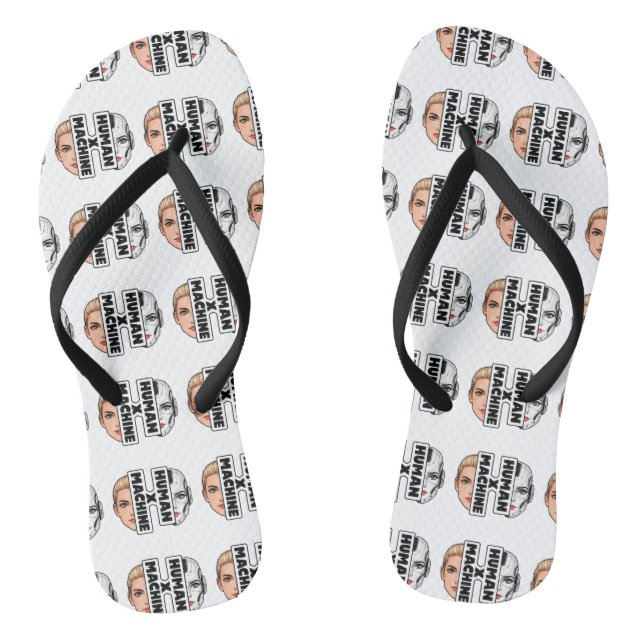 HUMAN × MACHINE FLIP FLOPS (Footbed)