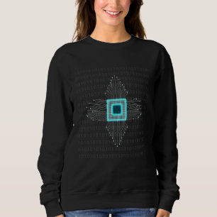 Human Memory Circuit Digital Brain Artificial Inte Sweatshirt