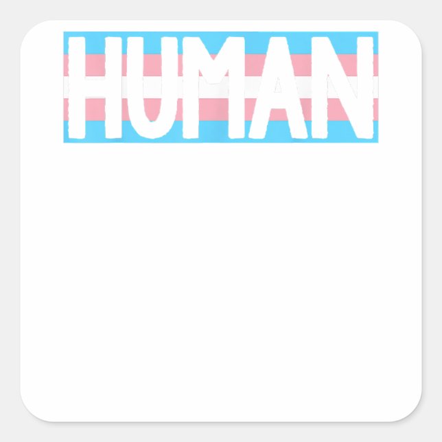 Human Men Shirt Gay Pride TShirt Proud Gay Pride  Square Sticker (Front)