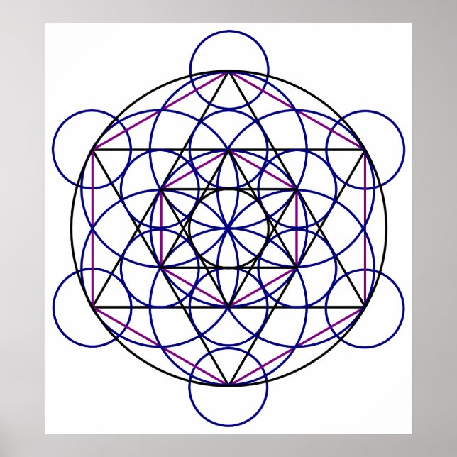 Human Merkaba Energy Field from our 7 Chakras Poster (Front)