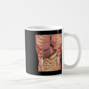Human Muscles Organs Scary Anatomy Teacher Hallowe Coffee Mug