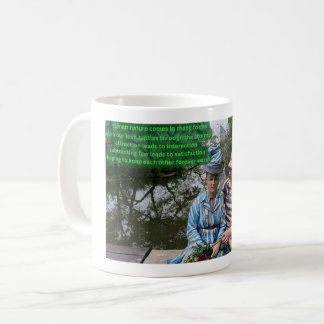 Human nature poem coffee mug