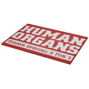 HUMAN ORGANS CUTTING BOARD