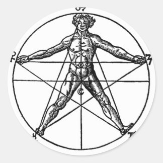 Human Pentacle Sticker