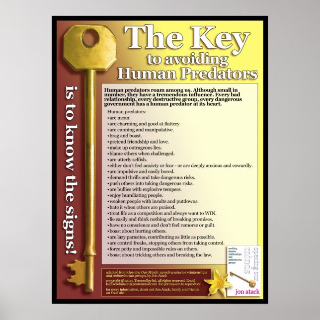 Human Predator poster (US size) (Front)