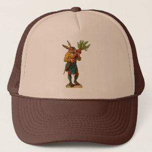 Human Rabbit With GIANT CARROT ! Trucker Hat