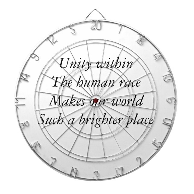 Human race unity dartboard (Front)
