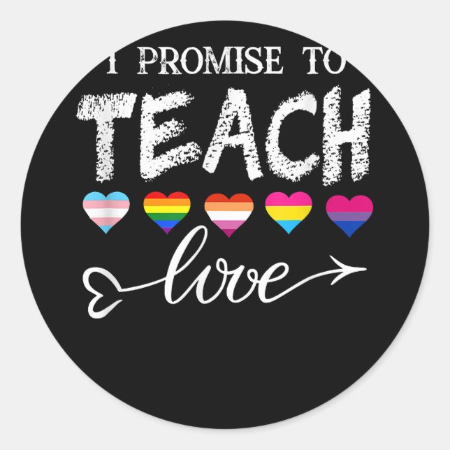 HUMAN Rainbow Flag  6 Classic Round Sticker (Front)