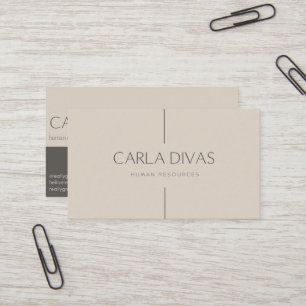 Human Resources Business Cards