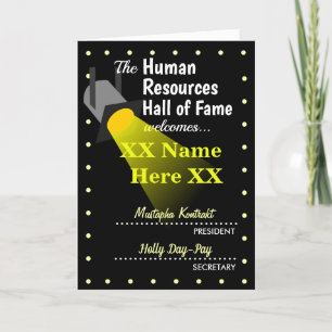 Human Resources Exams Congratulations HR Holiday Card