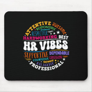 Human Resources Hr Vibes Analyst Employee Apprecia Mouse Mat
