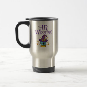 Human Resources HR Wizard Travel Mug