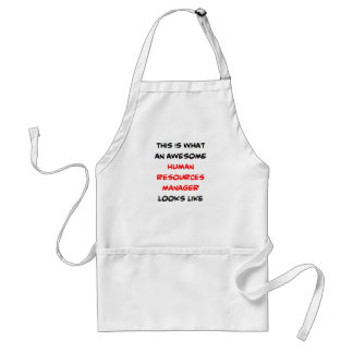 human resources manager, awesome standard apron