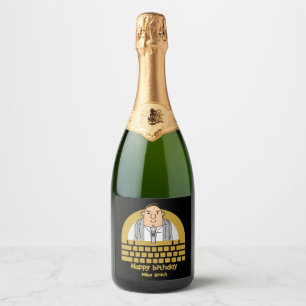 Human Resources Office Sparkling Wine Label