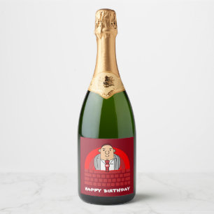 Human Resources Office Sparkling Wine Label