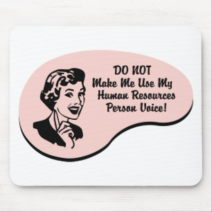 Human Resources Person Voice Mouse Mat