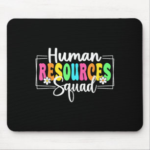 Human Resources Squad Back To School Hr Crew  Mouse Mat
