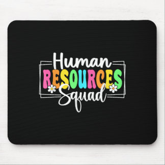 Human Resources Squad Back To School Hr Crew  Mouse Mat