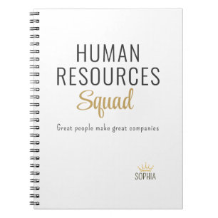 Human Resources Squad – Personalised Notebook