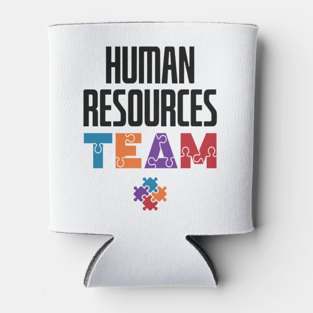 Human Resources Team HR Can Cooler (Front)