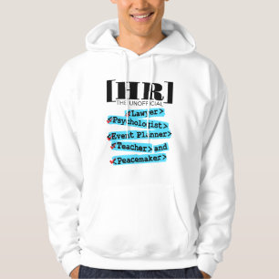 Human Resources Unofficial Funny HR Hoodie