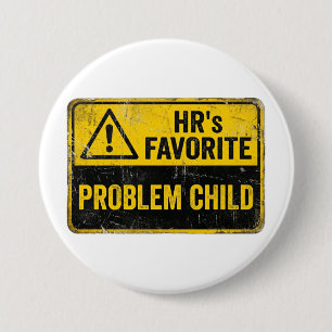Human Resources Walking HR Violation Performance 7.5 Cm Round Badge
