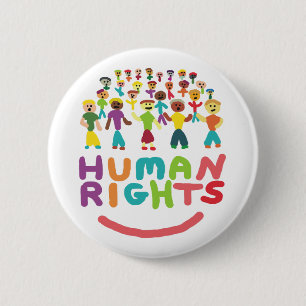 Human Rights 6 Cm Round Badge