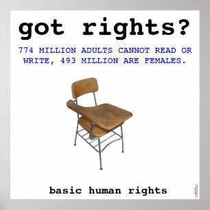 Human Rights Art Poster