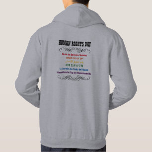 Human Rights Day Multiple Language Hoodie