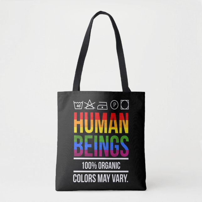 Human Rights Equality Support LGBT Awareness Tote Bag (Front)
