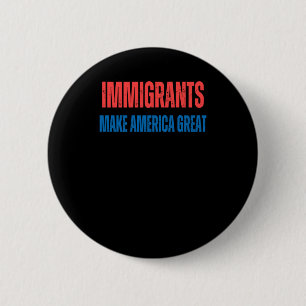 Human Rights Immigration Make America Great 2025 6 Cm Round Badge