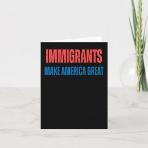 Human Rights Immigration Make America Great 2025 Card
