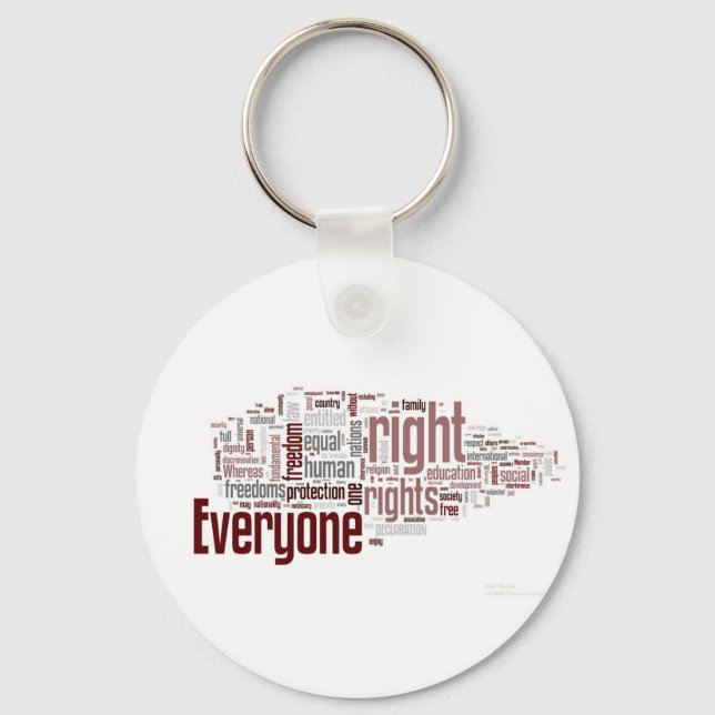 Human Rights Key Ring (Front)