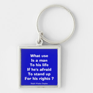 Human rights key ring