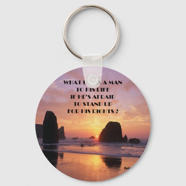 Human rights key ring (Front)