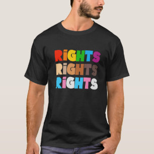 Human Rights Lgbtq Pride Month Blm Racial Justice T-Shirt