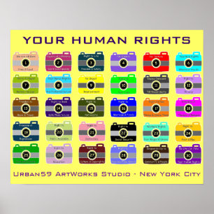 HUMAN RIGHTS POSTER: "SNAP SHOT OF YOUR HR" POSTER