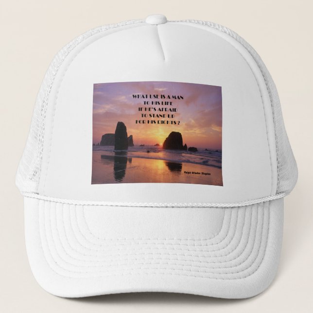 Human rights trucker hat (Front)