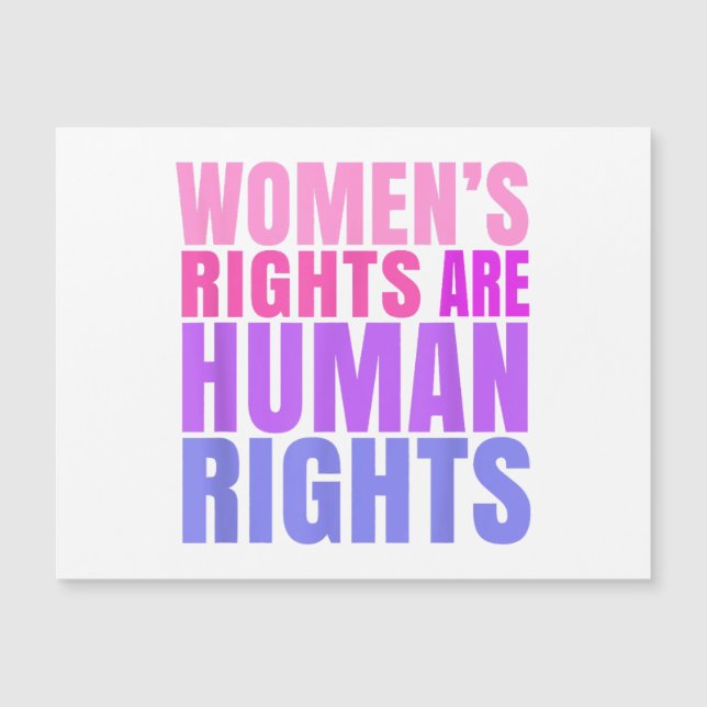 Human Rights Womens Right (Front)