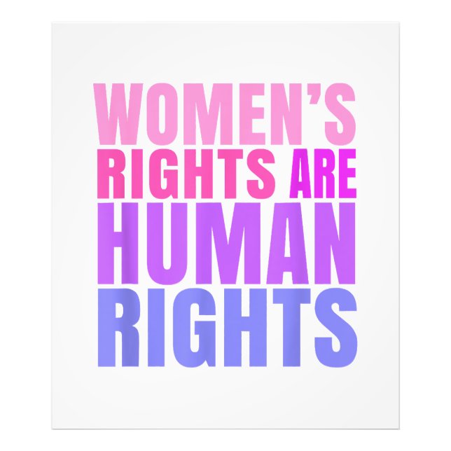 Human Rights Womens Right Photo Print (Front)