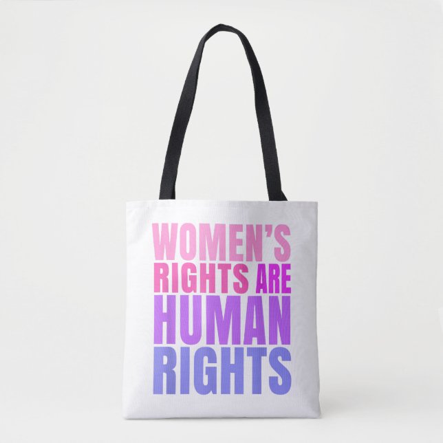 Human Rights Womens Right Tote Bag (Front)