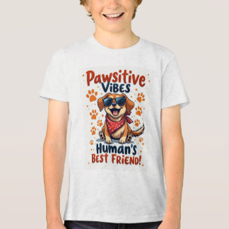 Human’s Best Friend Cute Dog Tri-Blend Shirt